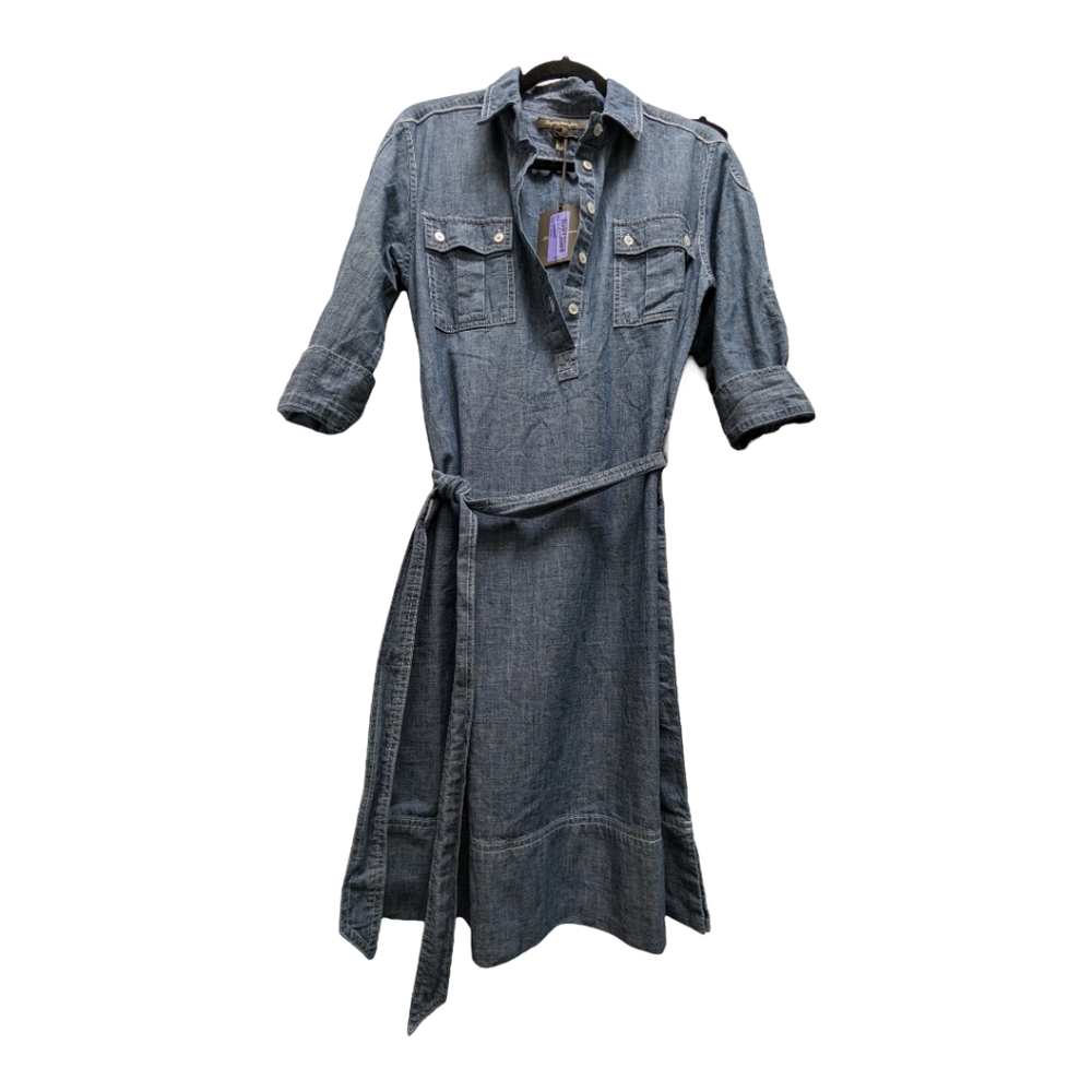 Tommy Bahama Mission Beach Chambray Belted Dress - Picture 6 of 6